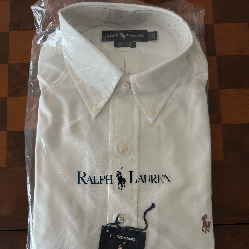 Ralph Lauren White Dress Shirt (New)